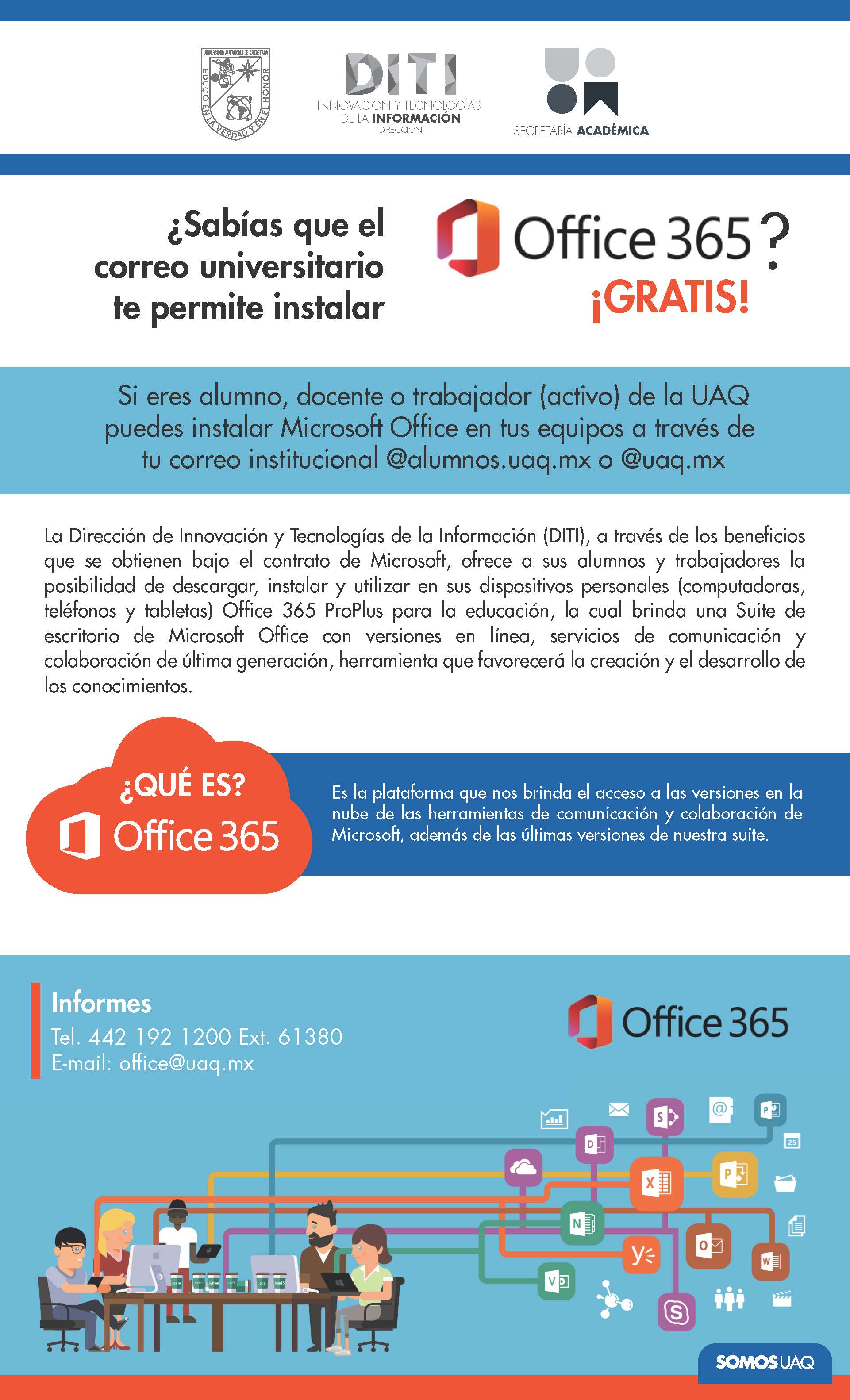 Office 365 - Dirección de Innovación y Tecnologías de Información