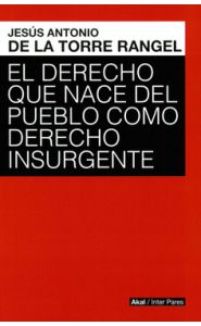 Portada de El derecho que nace del pueblo como derecho insurgente