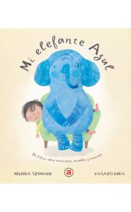 Portada de Mi elefante Azul. Un libro sobre emociones pesadas y enormes