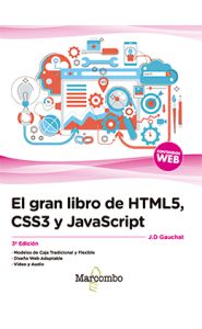 Portada de El gran libro de HTML5, CSS3 y JavaScript