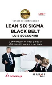 Portada de Lean six sigma black belt. Manual de certificación