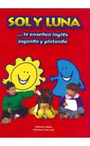 Imagen de la portada de Sol y Luna … Te enseñan inglés jugando y pintando