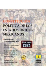 Imagen de la portada de Constitución política de Los Estados Unidos Mexicanos (2024)