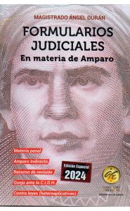 Imagen de la portada de Formularios judiciales en materia de amparo