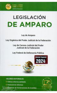 Imagen de la portada de Legislación de amparo (2024)