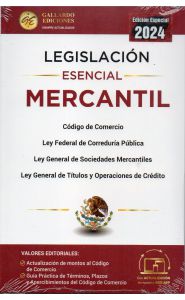 Imagen de la portada de Legislación Esencial mercantil (2024)