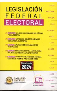 Imagen de la portada de Legislación federal electoral (2024)