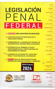Imagen de la portada de Legislación penal federal (2024)