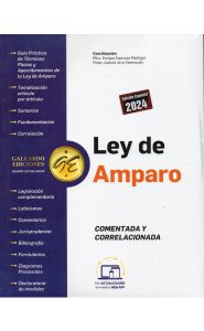 Imagen de la portada de Ley de amparo. Comentada y correlacionada (2024)