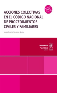 Portada de Acciones colectivas en el Código Nacional de Procedimientos Civiles y Familiares
