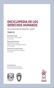 Portada de Enciclopedia de los Derechos Humanos de la Facultad de Derecho UNAM Tomo IV