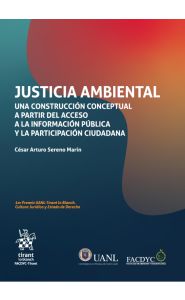 Imagen de la portada de Justicia ambiental. Una construcción conceptual a partir del acceso a la información pública y a la participación ciudadana