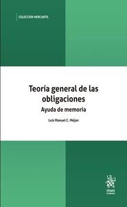 Portada de Teoría general de las obligaciones. Ayuda de memoria