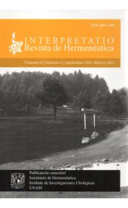Imagen de la portada de Interpretatio. Revista de Hermenéutica (Volumen 6, número 2, septiembre 2021 - febrero 2021)