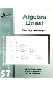 Portada de Álgebra lineal teoría y problemas
