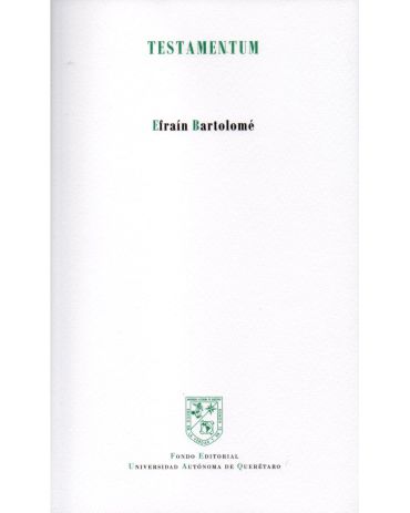 Portada libro Testamentum