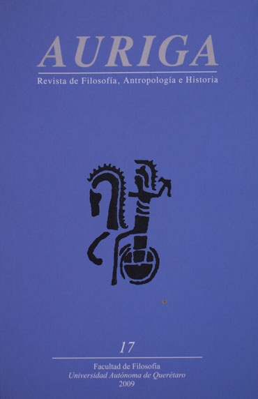 Auriga. Revista de filosofía, antropología e historia #17