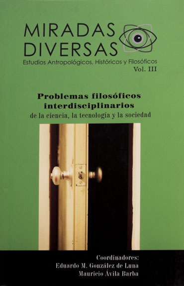 Portada Miradas diversas, volumen III. Problemas filosóficos interdisciplinarios